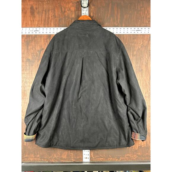 CQR Tactical Series Flannel‎ Lined Button Jacket Black Orange Mens 3XL NEW NWT - Picture 7 of 7